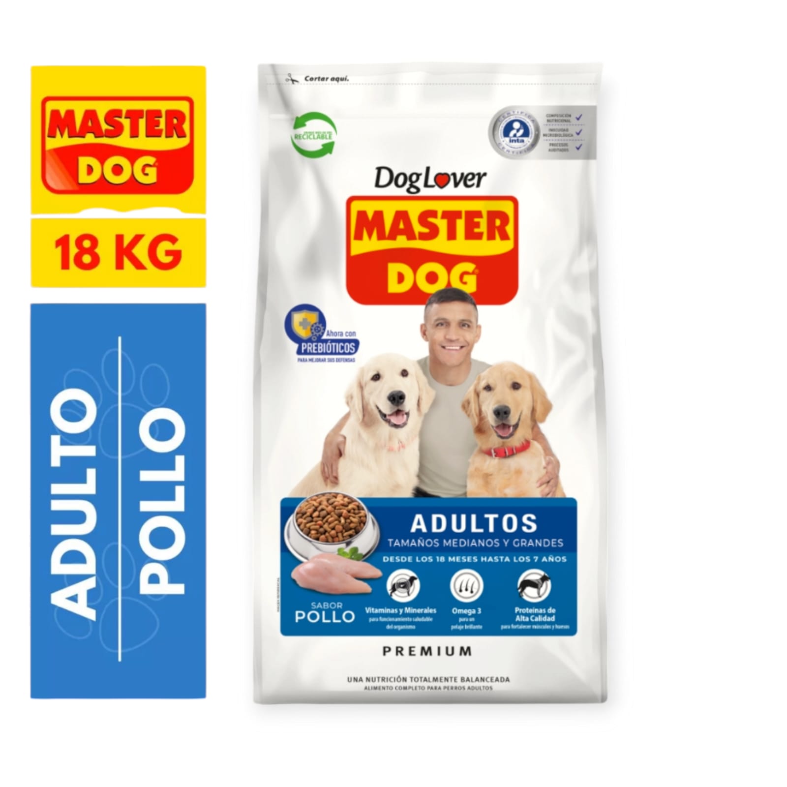 Master Dog pollo adulto 18 kg
