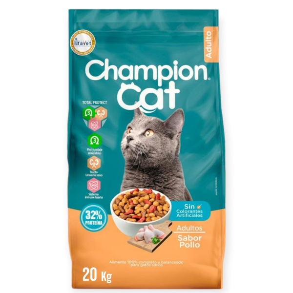 Champion Cat Adultos Pollo 20 Kg