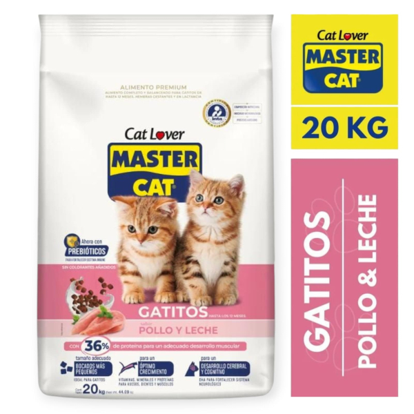 Master Cat gatitos Pollo y leche 20 kg