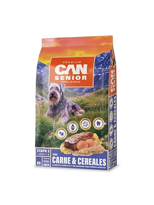 CAN SENIOR CARNE & CEREALES 10 kg