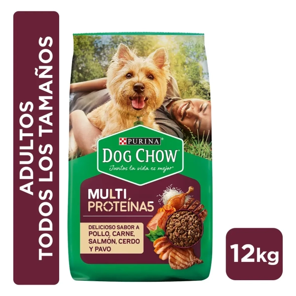 Alimento Perro Seco Dog Chow® Adultos Multi Proteína 12k