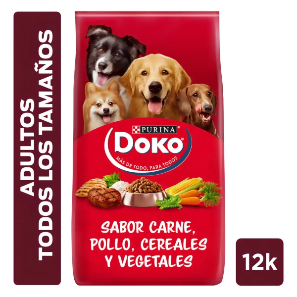 Alimento Seco Perro Doko Adultos Los Tamaños 12kg